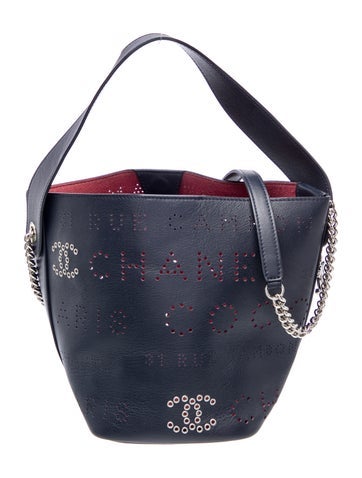 Coco Eyelets Bucket Bag