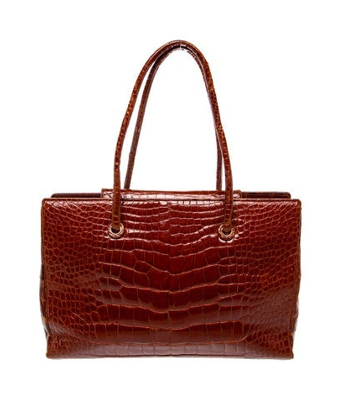 Judith Leiber Leiber Alligator Tote Vintage