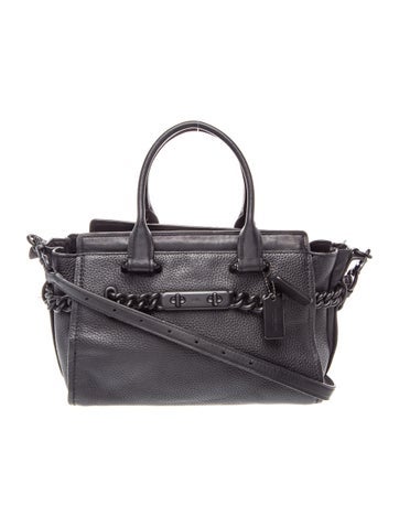 Leather Top Handle Bag