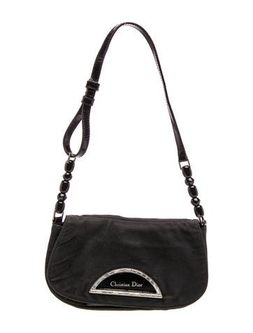 Diorissimo Vintage Malice Nylon Shoulder Bag