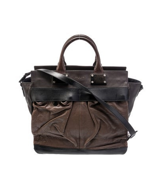 Rag & Bone Bone Leather Top Handle Bag