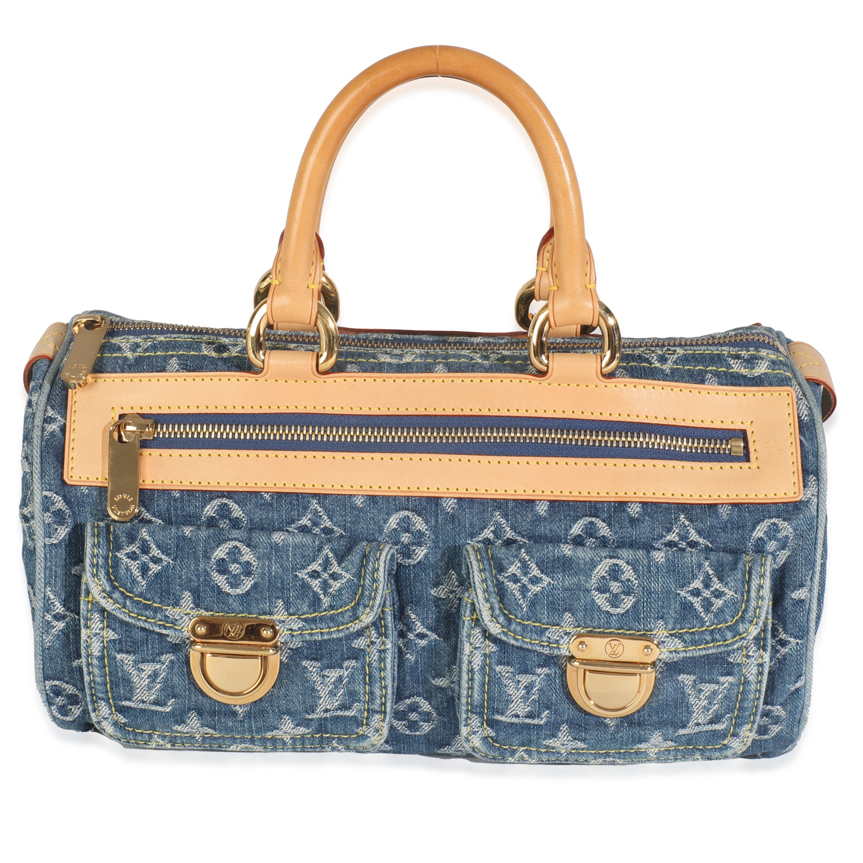 Louis Vuitton Blue Monogram Denim Neo Speedy