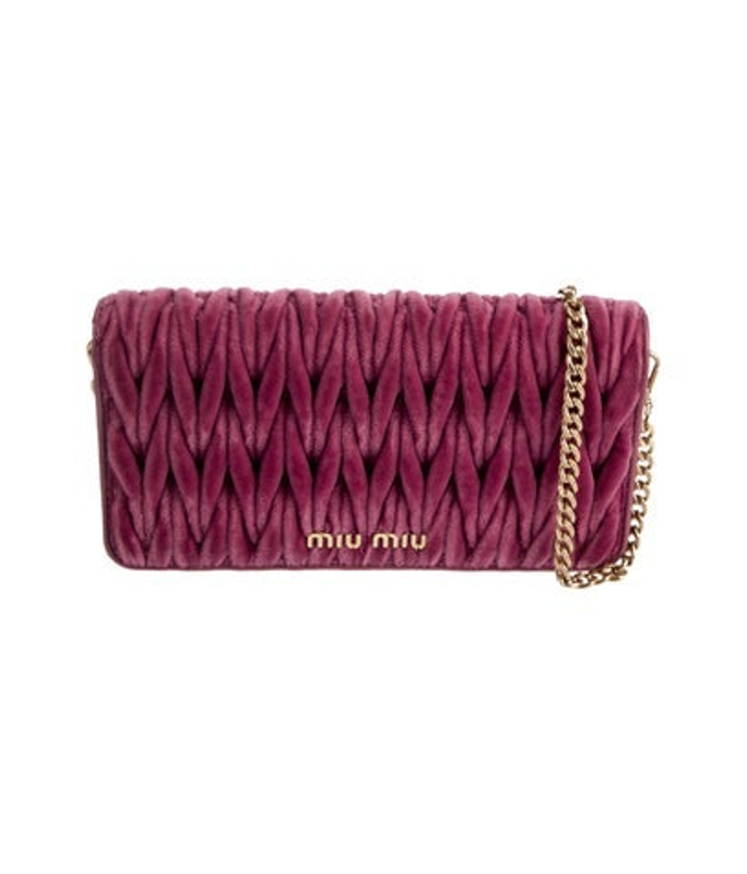 Miu Miu Miu Velvet Evening Bag