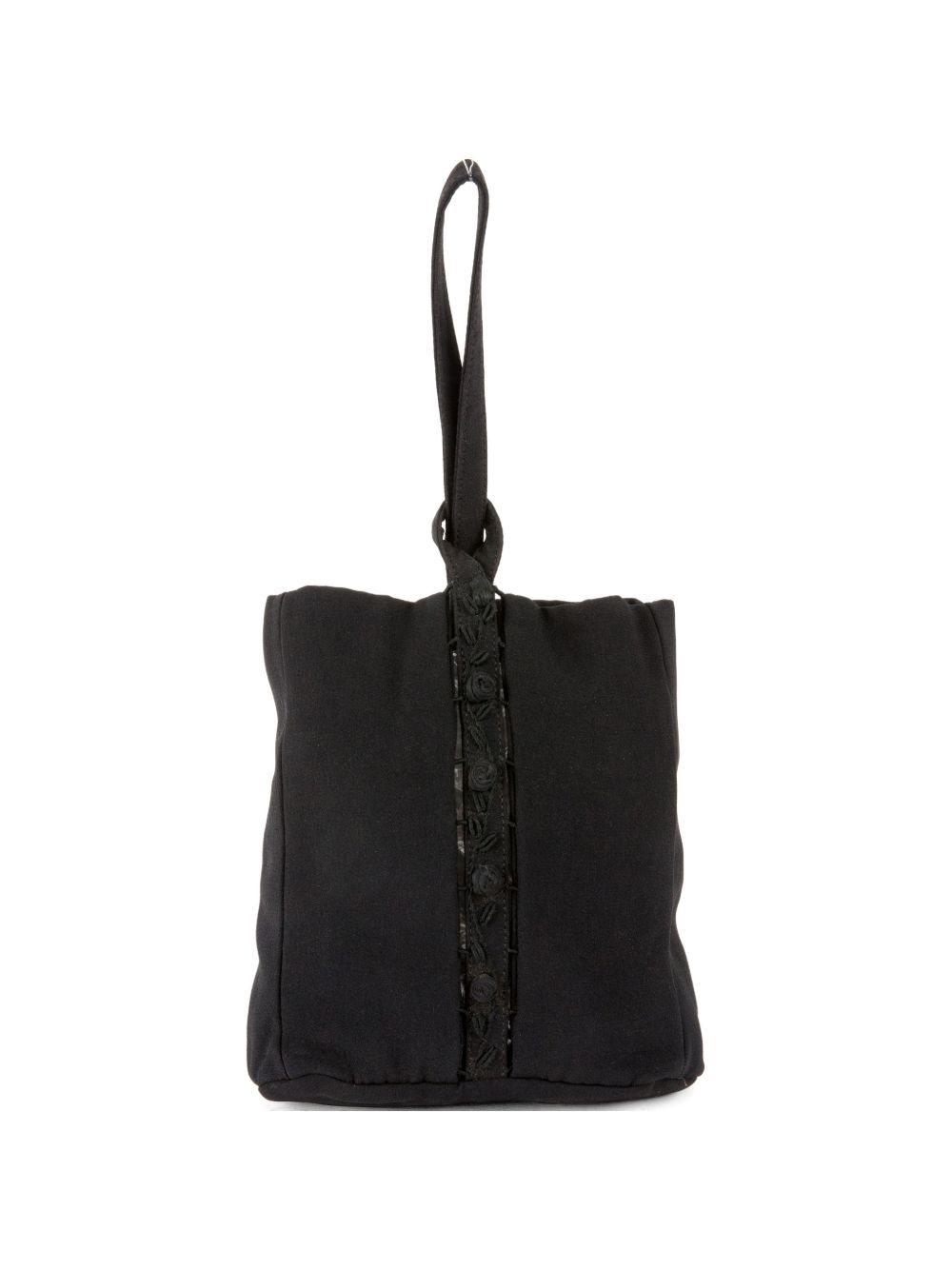 2000s silk tote bag