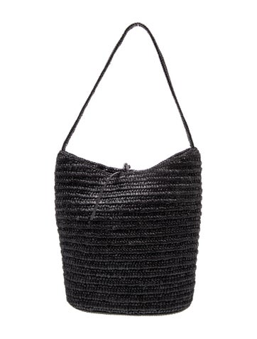 Raffia Bucket Bag
