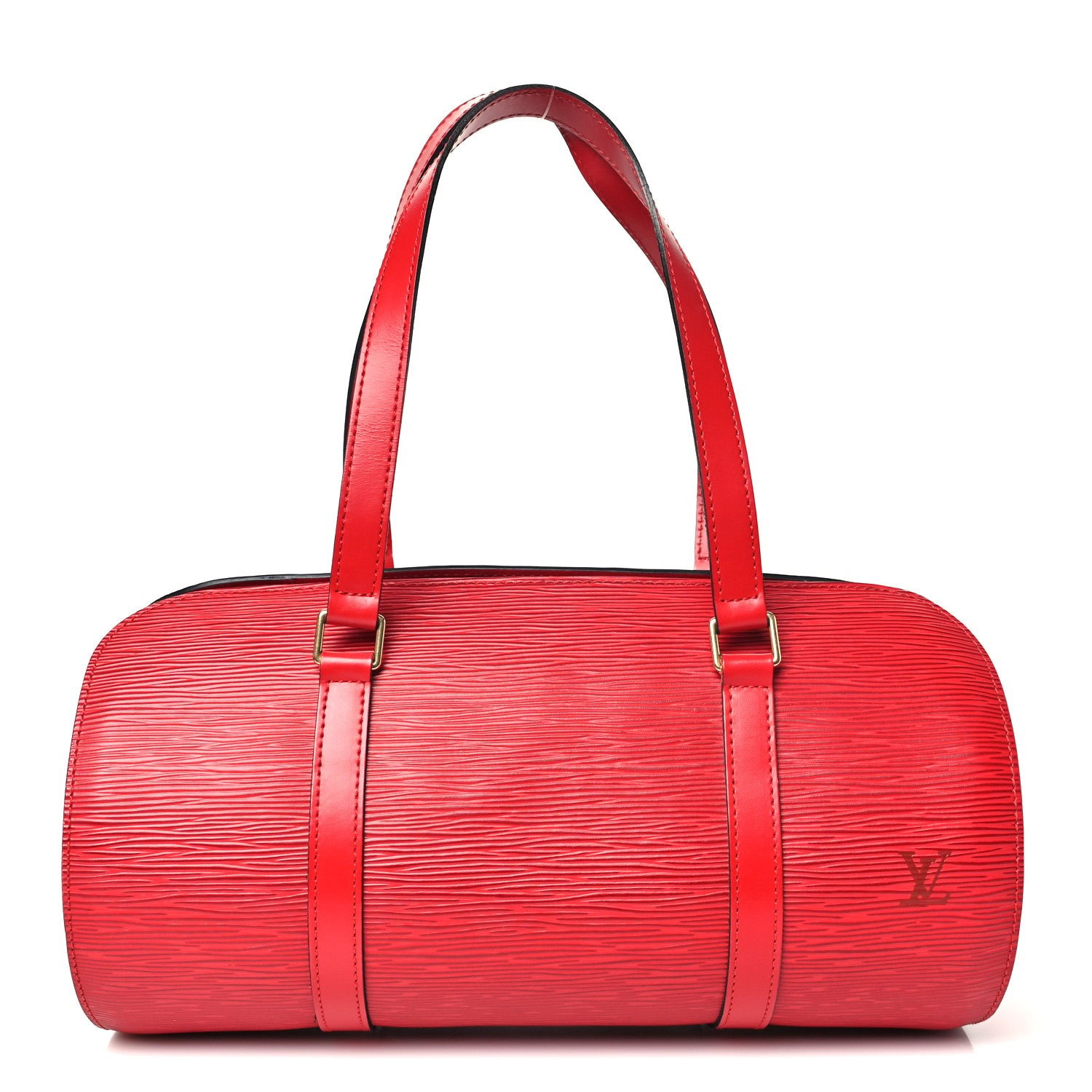 Louis Vuitton Epi Soufflot Castillan Red
