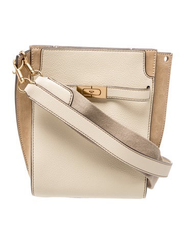 Tory Burch Leather Lee Radziwill Double Bag Petite