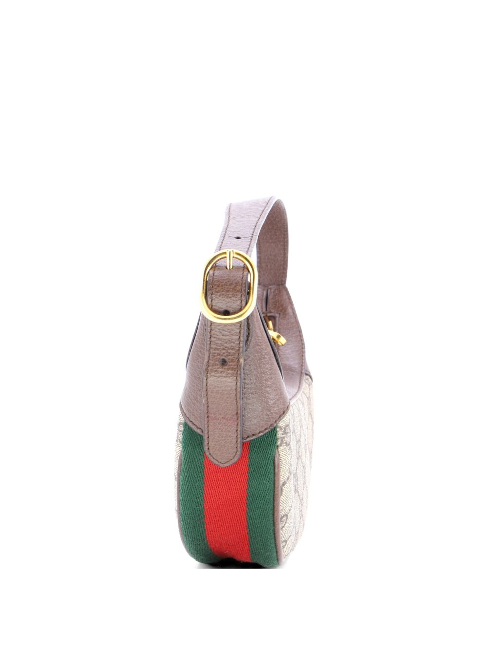 Ophidia Half Moon Bag GG Coated Canvas Mini hobo bag