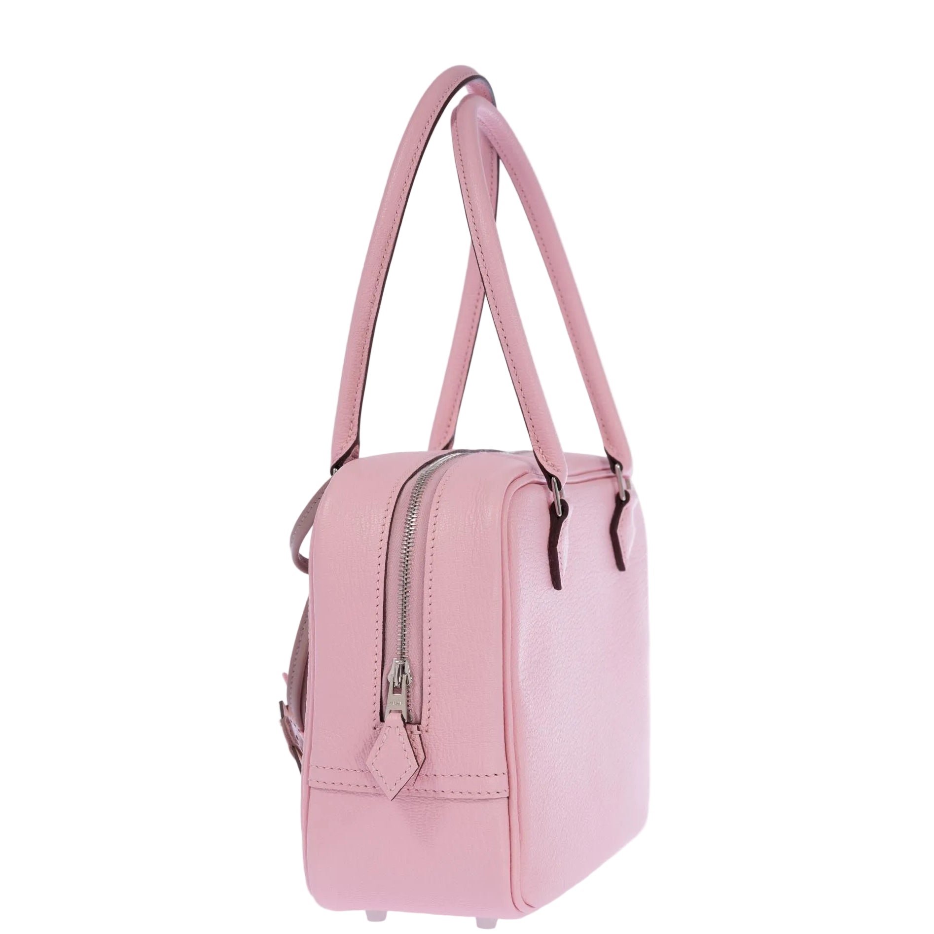Hermes Hermès Mini Plume Chèvre Mysore Rose Sakura Palladium Hardware