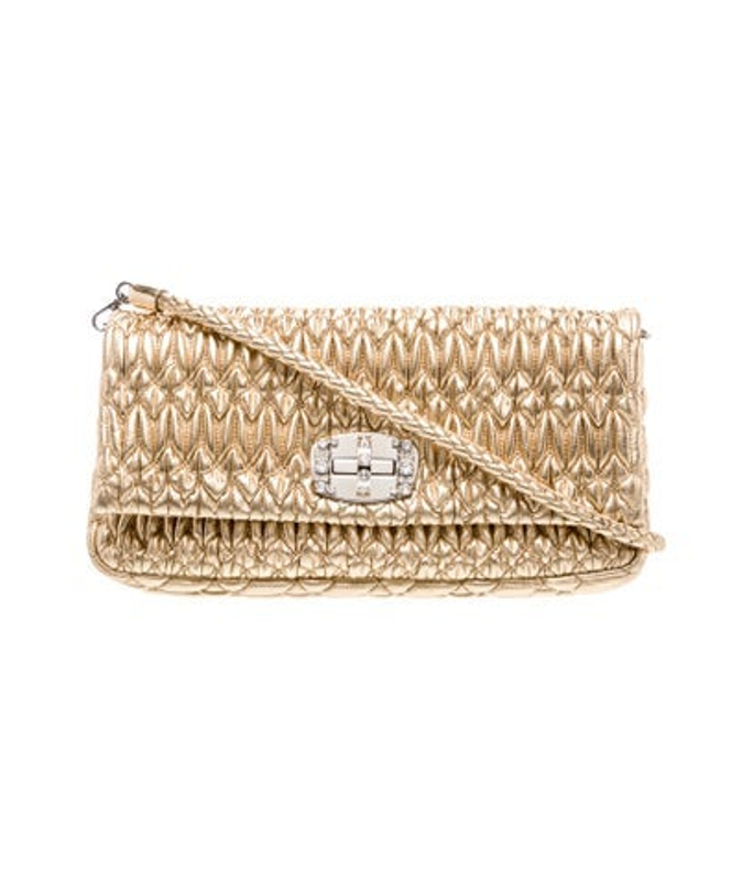 Miu Miu Miu Leather Shoulder Bag