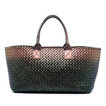 Alligator Medium Iridescent Nappa Intrecciato Cabat Tote