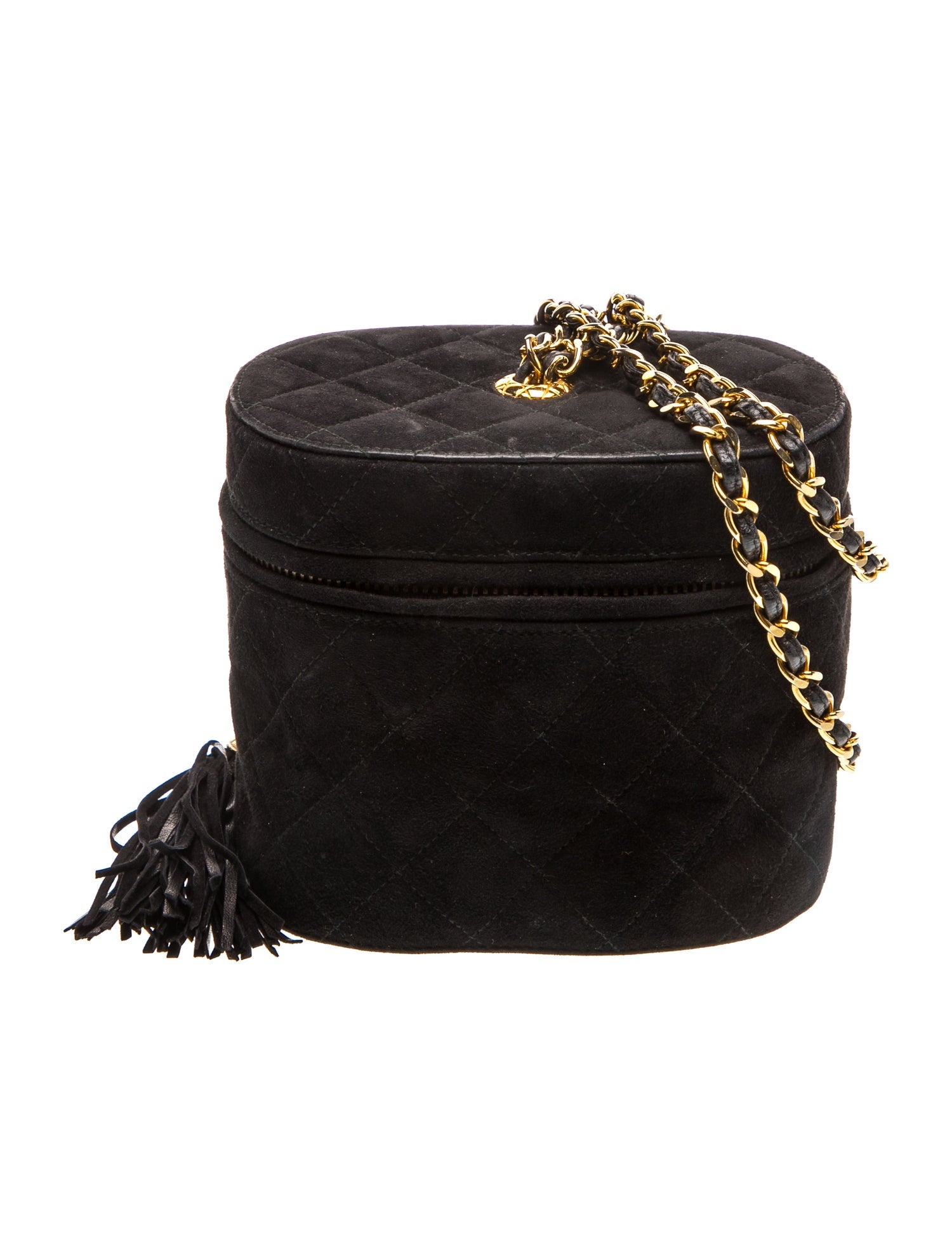 Quilted Tassel Vanity Case
