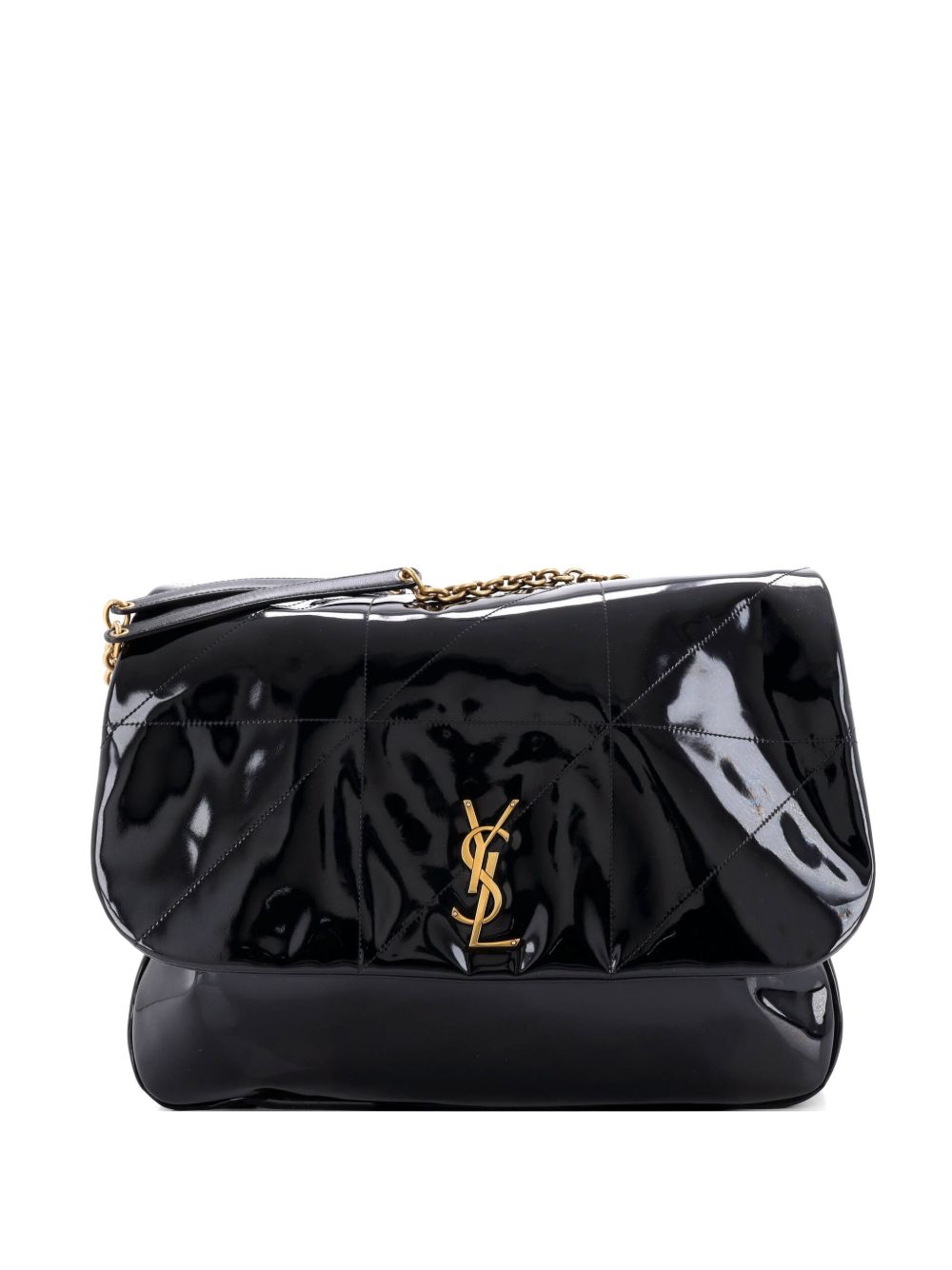 Jamie 4.3 Quilted Patent Large shoulder bag