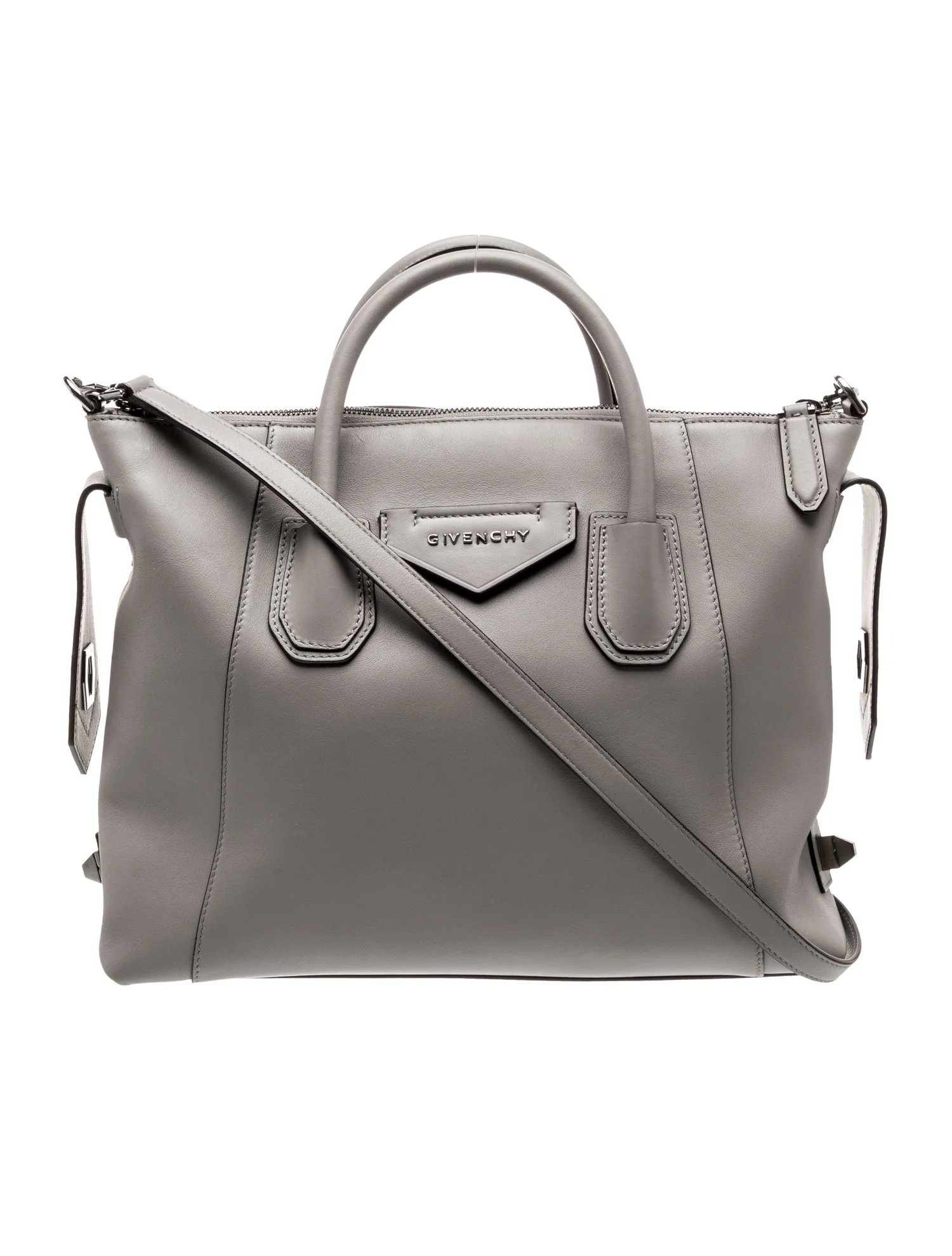 Leather Top Handle Bag