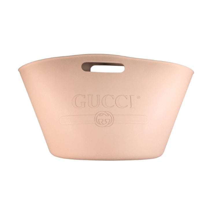 Gucci Rubber Oversized Logo Tote