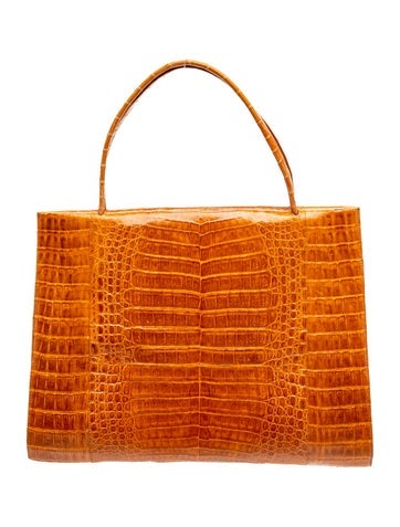 Nancy Gonzalez Crocodile Top Handle Bag Large