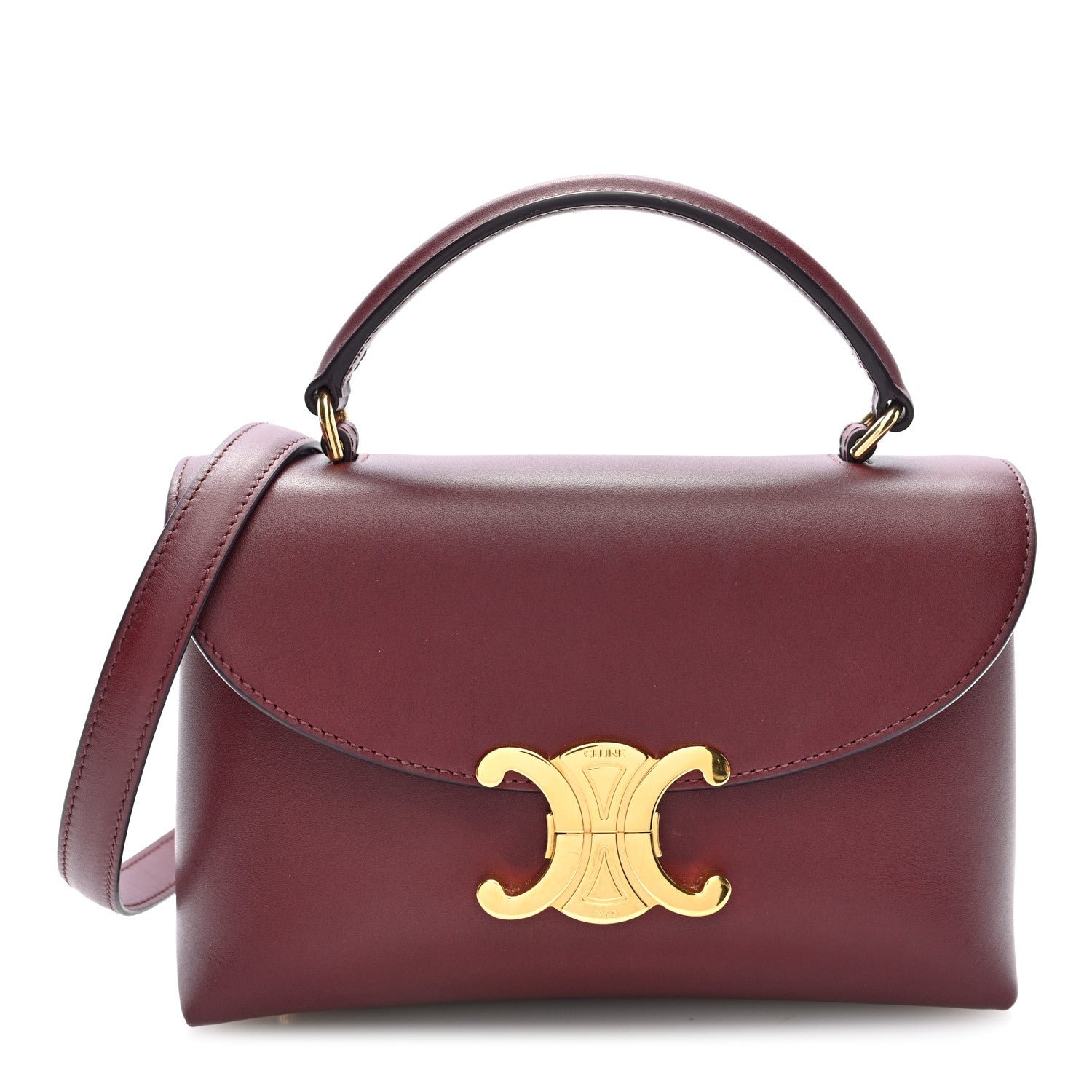 Celine Supple Grained Calfskin Teen Nino Light Burgundy