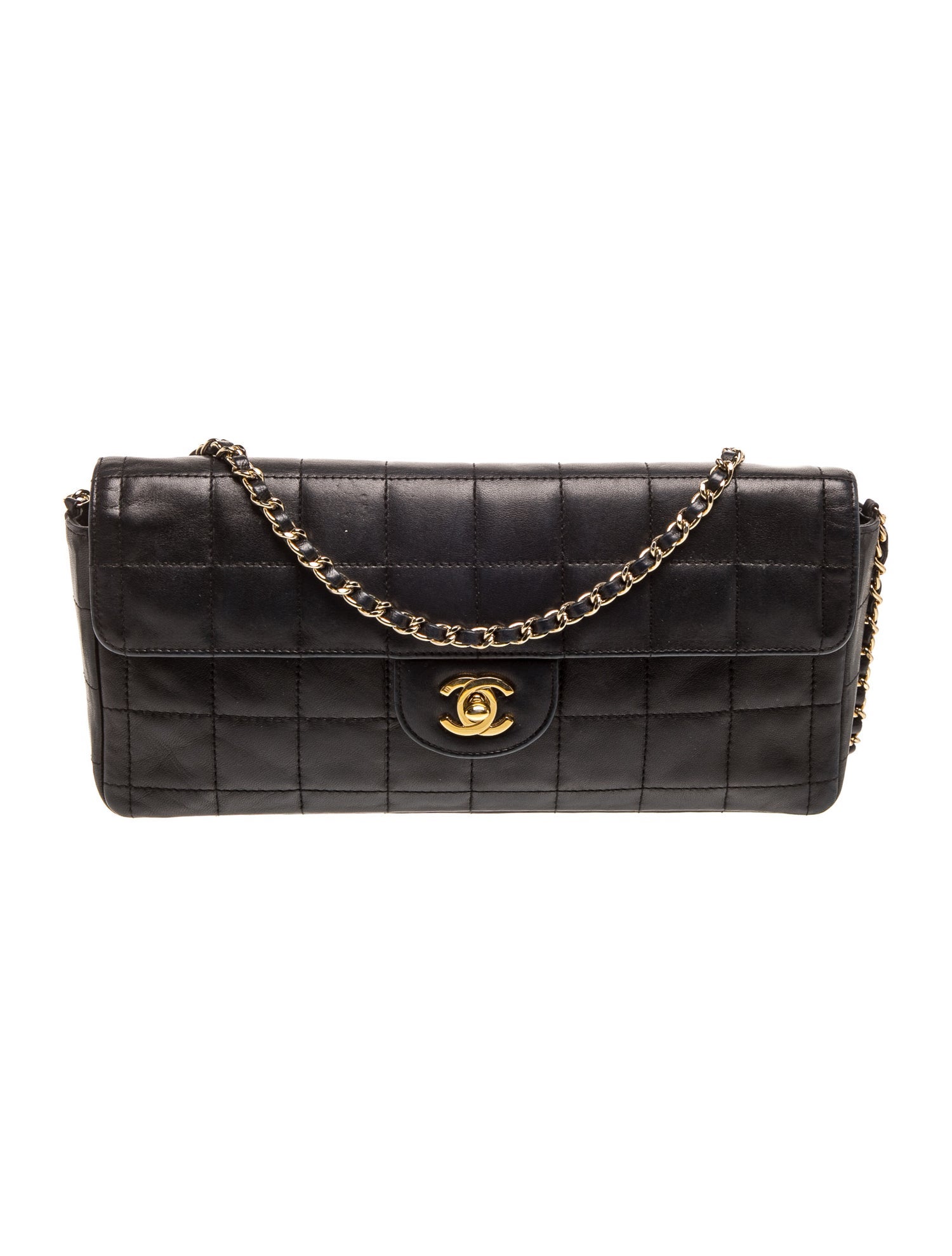 Chanel E/W Square Quilt Flap Bag