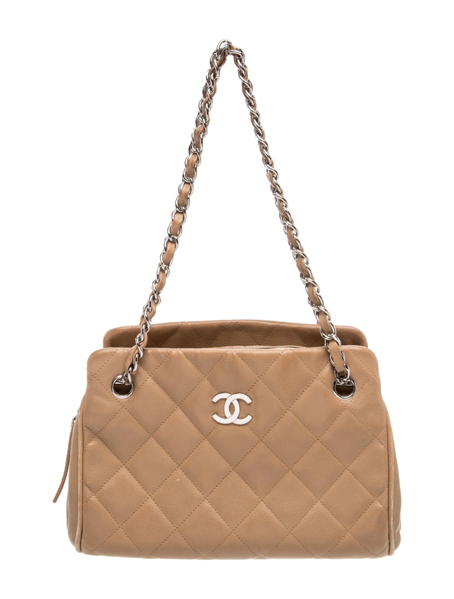 Quilted Caviar Timeless Bowling Bag