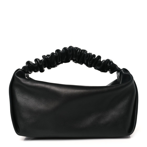 Alexander Wang Lambskin Mini Scrunchie Bag Black