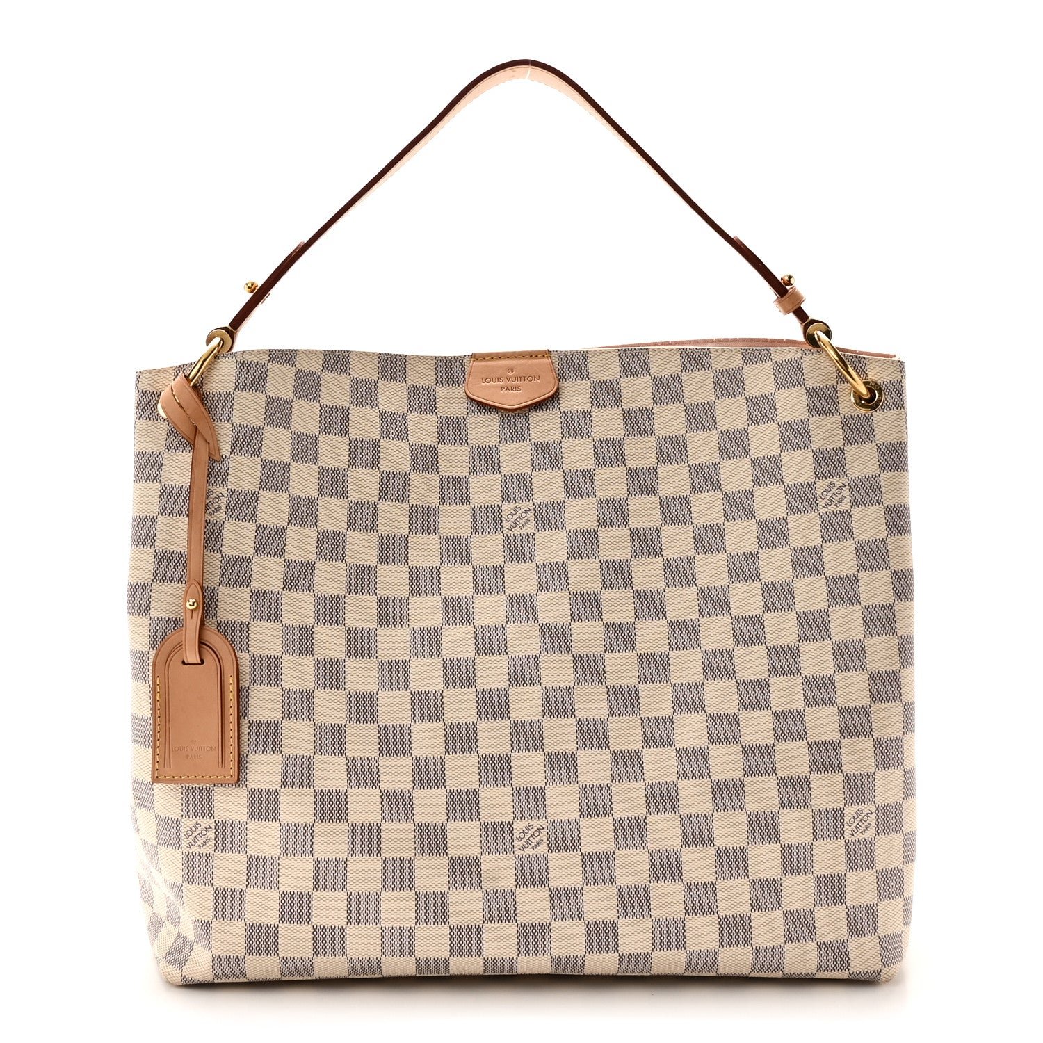 Louis Vuitton Louis Vuitton Damier Azur Graceful MM Rose Ballerine