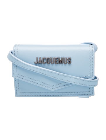 Leather Le Porte Azur Mini