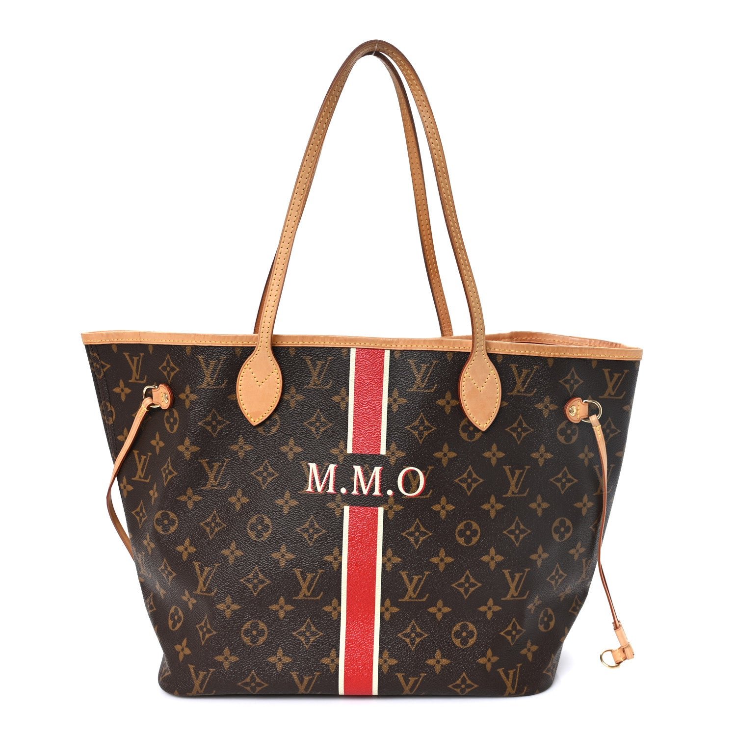 Louis Vuitton Monogram My LV Heritage Neverfull MM Fuchsia White