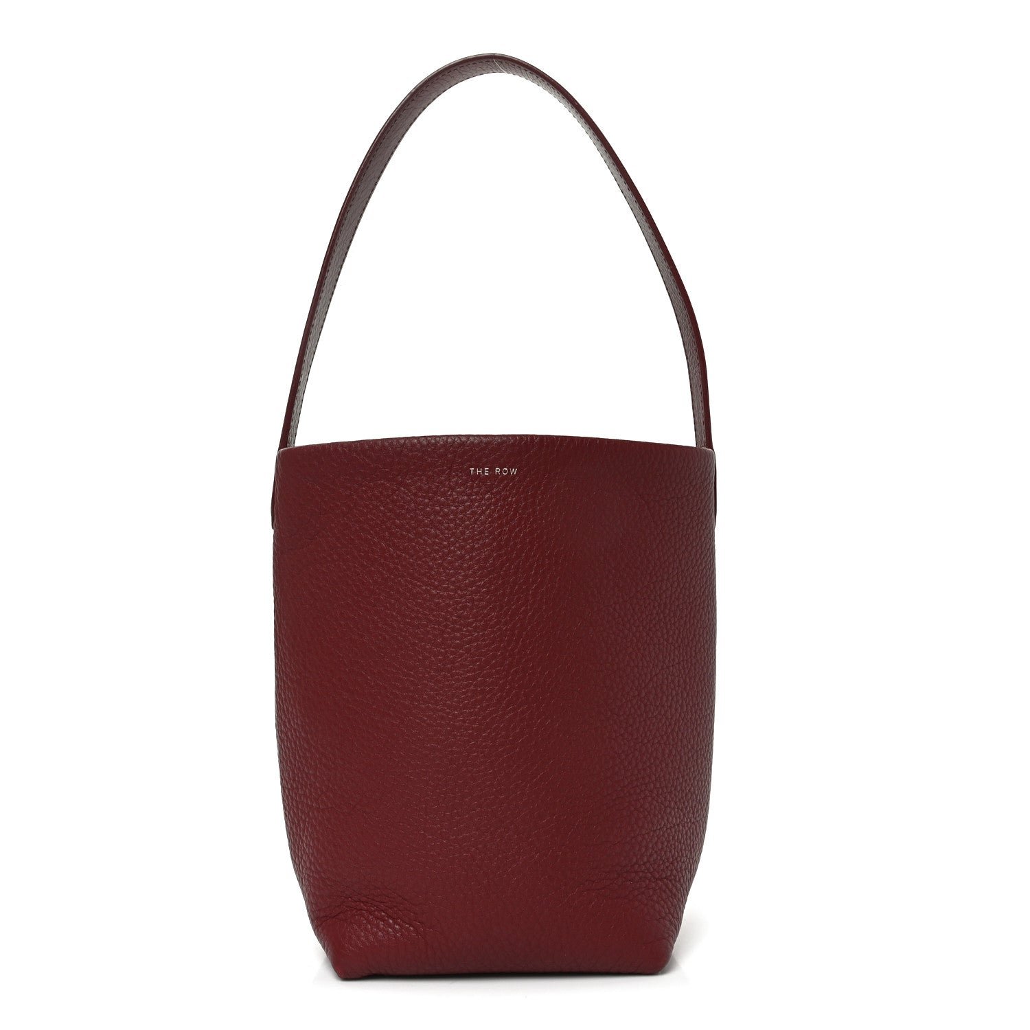 The Row Grained Calfskin Small N/S Park Tote Terracotta