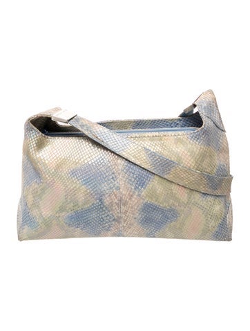 Embossed Leather Shoulder Bag