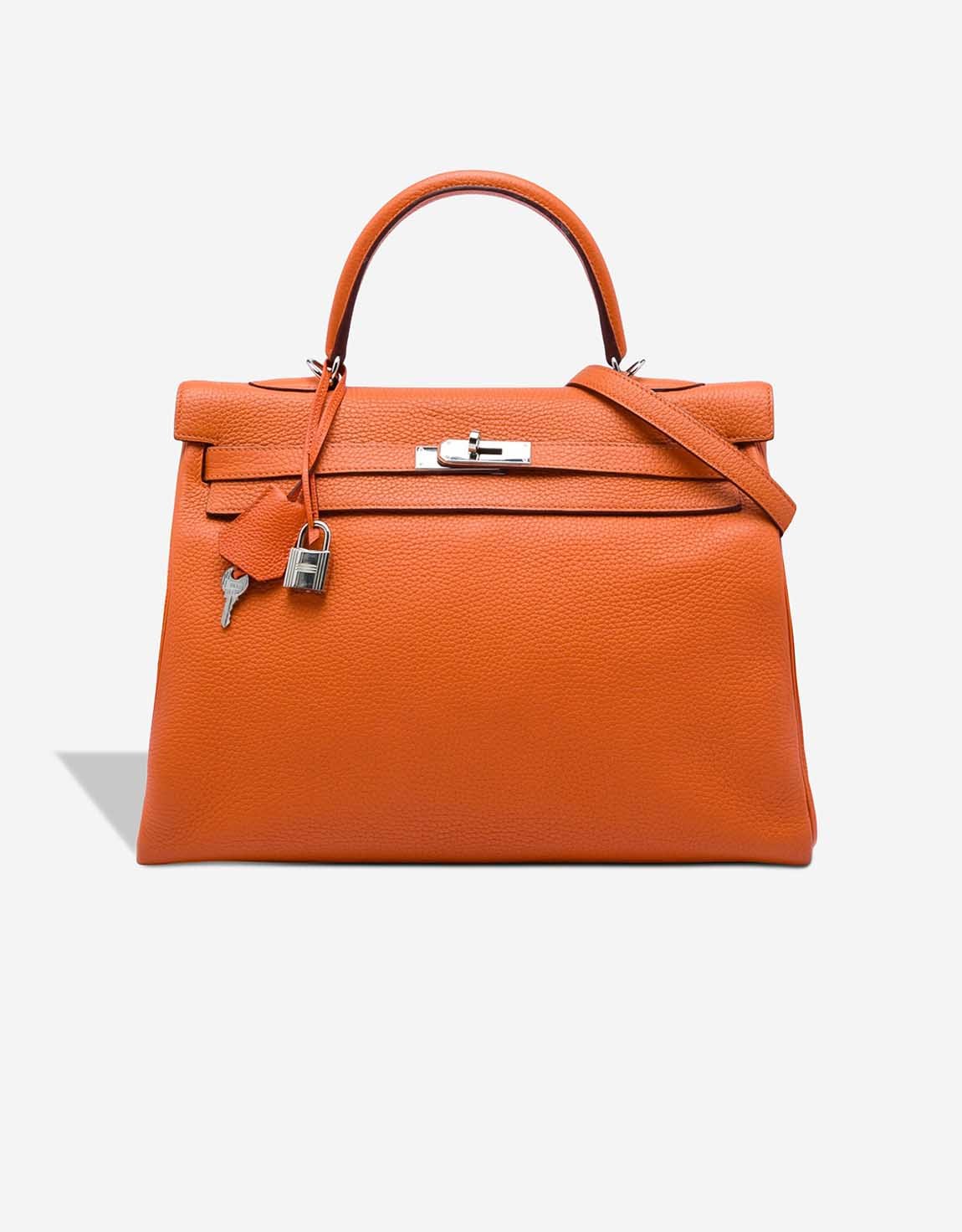 Hermes 
		Kelly 35 Togo Orange H    