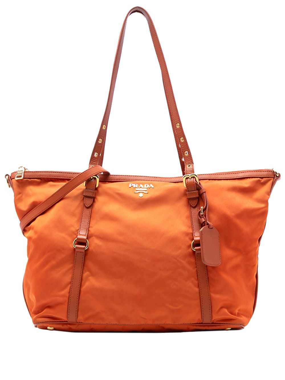 2010-2025 Saffiano Trimmed Tessuto satchel