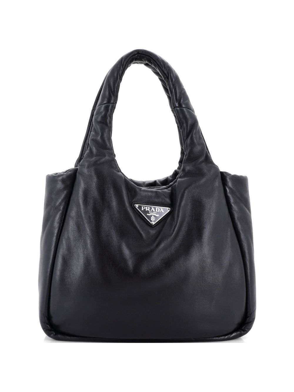 Padded Soft Leather Medium tote bag