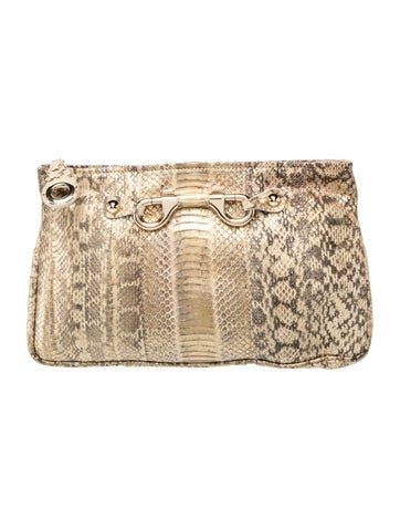 Jimmy Choo Leather Clutch