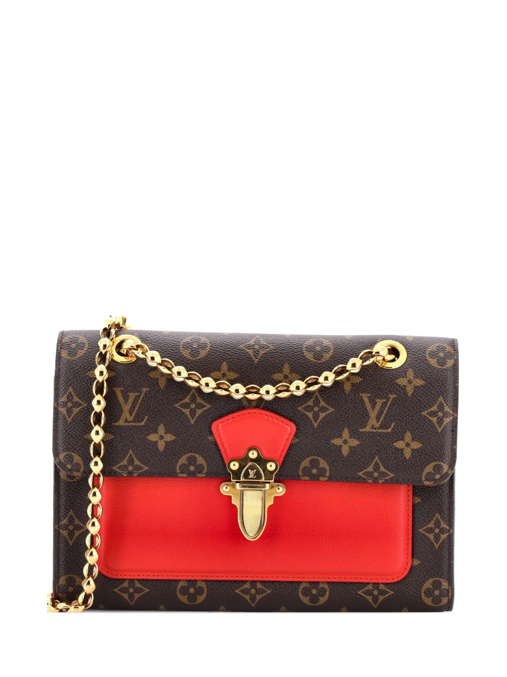 Victoire Handbag Monogram Canvas and Leather shoulder bag