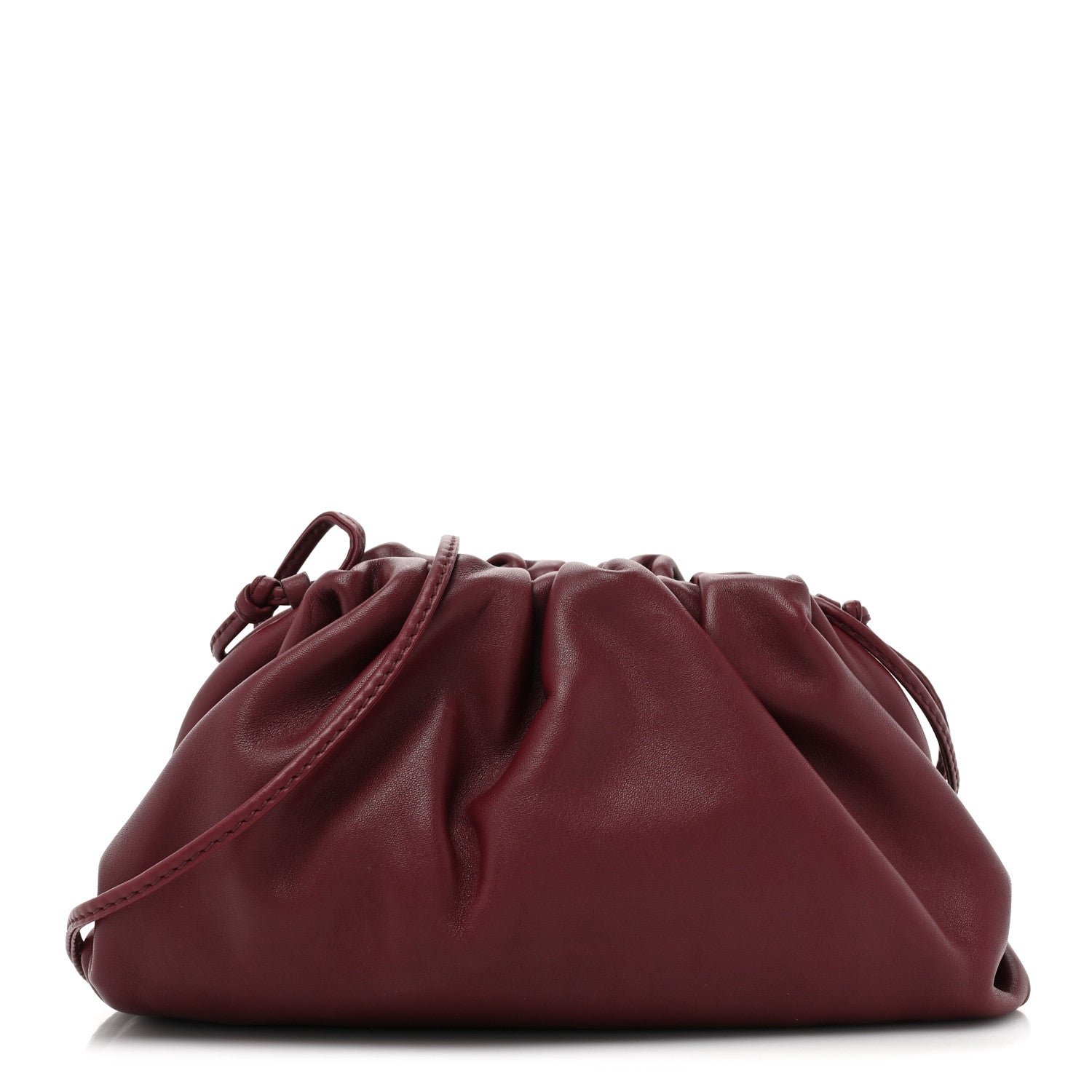 Bottega Veneta Butter Calfskin The Mini Pouch Bordeaux
