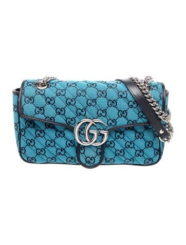GG Canvas Marmont Small