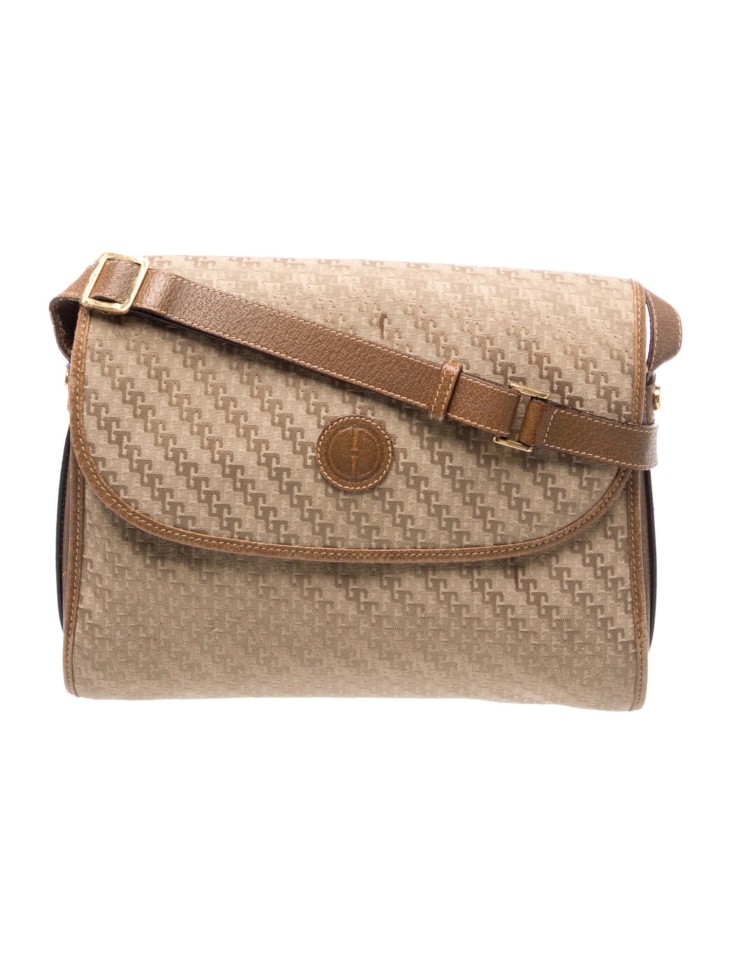 Monogram Plus Flap Crossbody Bag Small