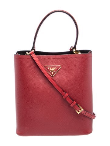 Saffiano Leather Panier Medium