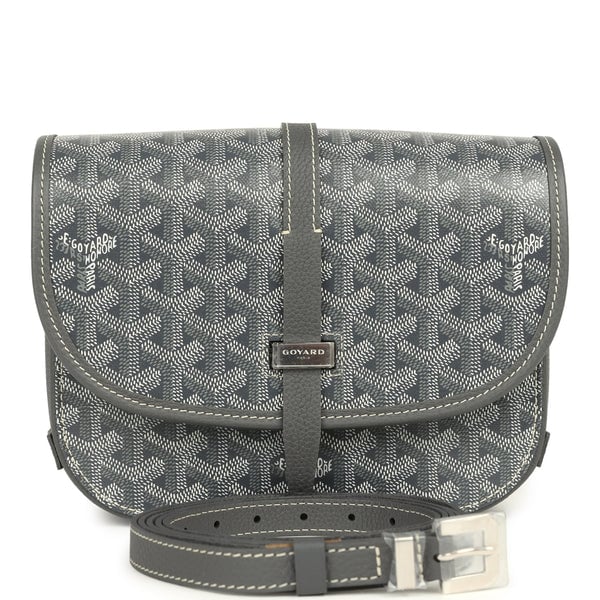 Goyard Goyard Goyardine Grey Belvedere PM Bag Palladium Hardware
