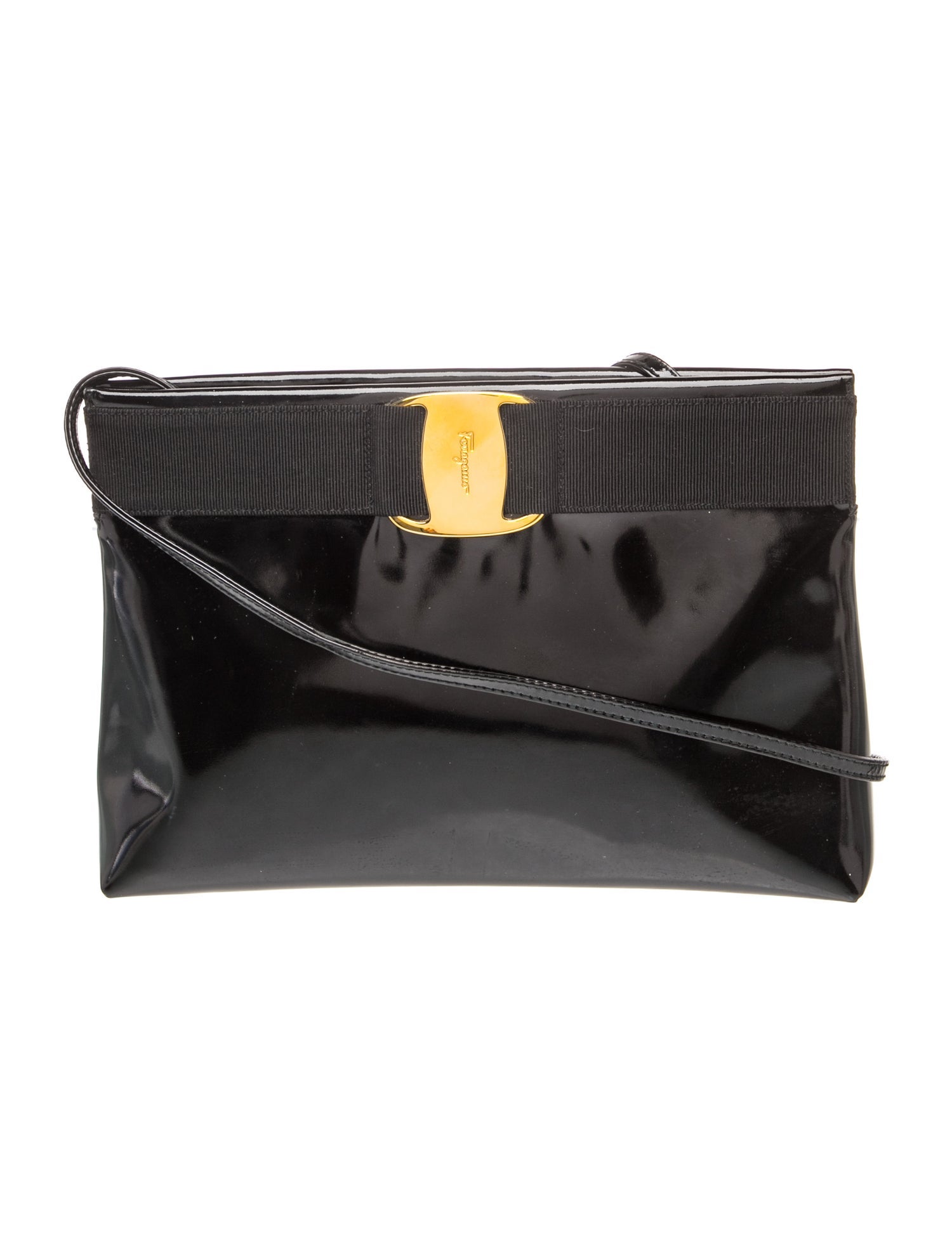 Ferragamo Patent Leather Crossbody Bag