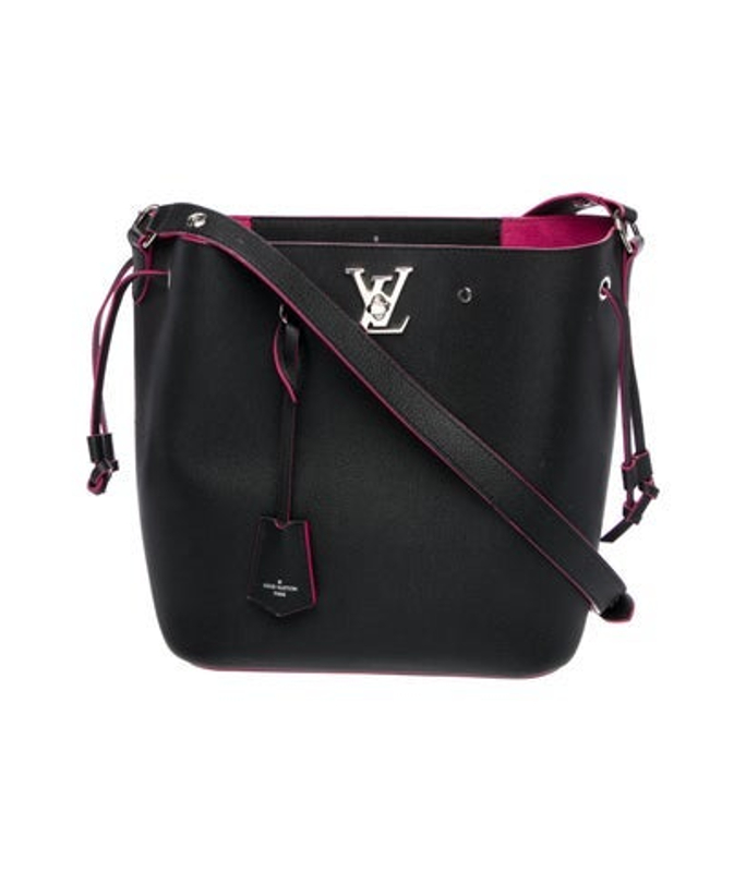 Louis Vuitton Vuitton Taurillon Leather Lockme Bucket Bag