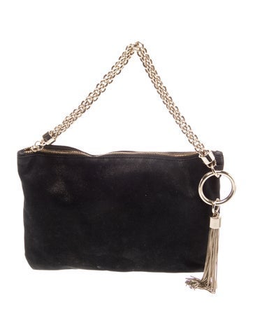 Jimmy Choo Suede Callie Clutch