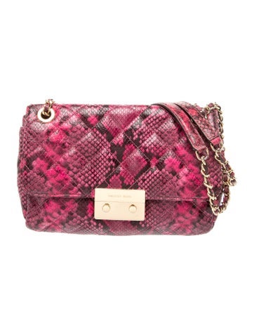 Embossed Leather Crossbody Bag