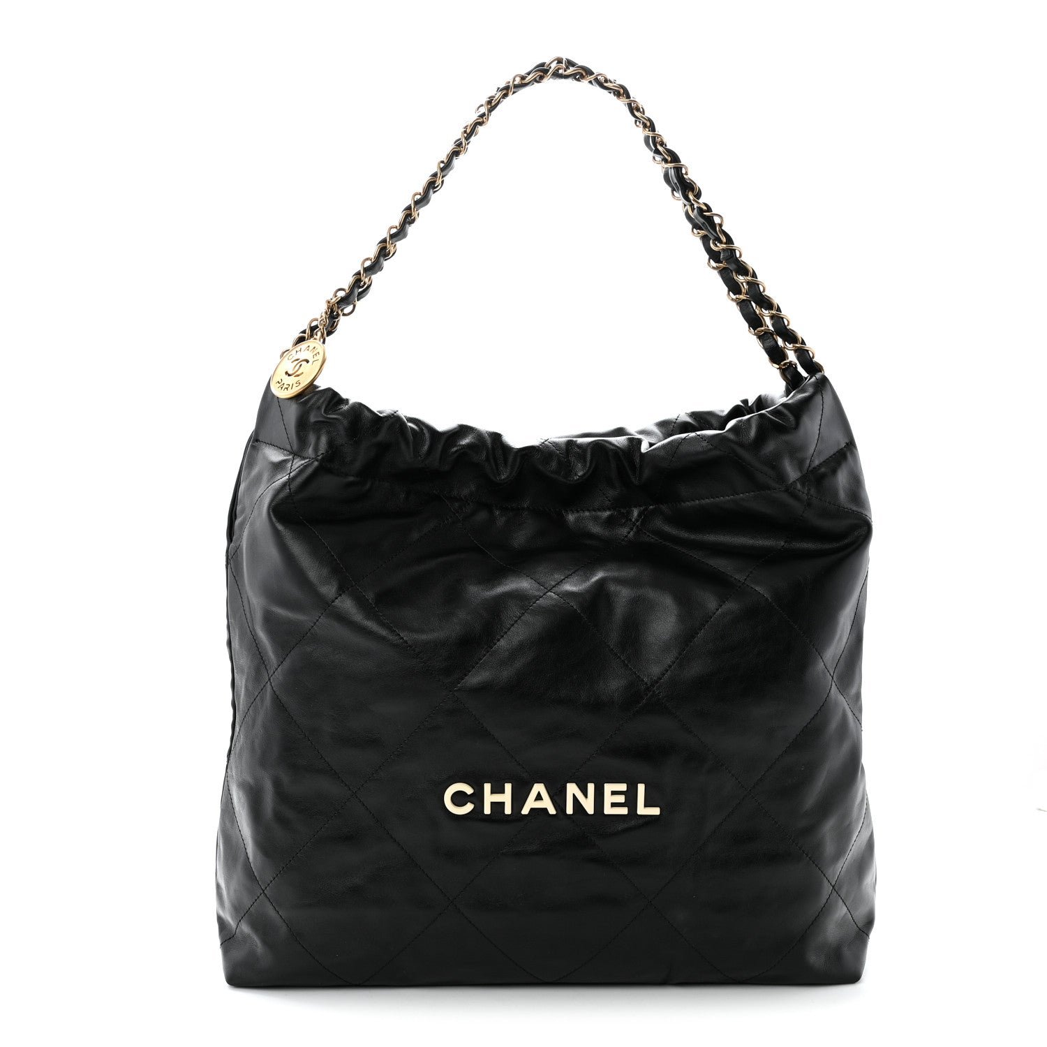 Chanel Calfskin Quilted Chanel 22 Black