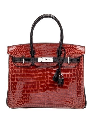 Hermes Special Order Shiny Crocodile Birkin 30