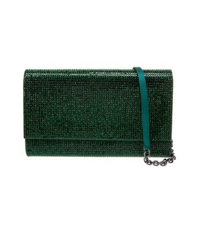 Judith Leiber Leiber Satin Clutch W Tags