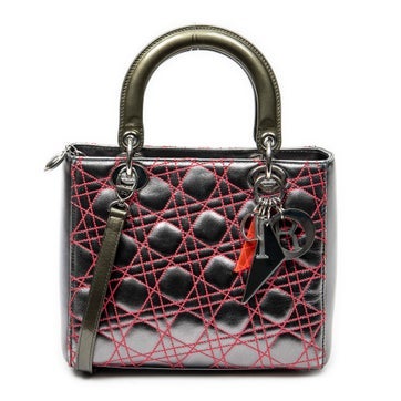 Dior Leather Medium Lady Dior Zip