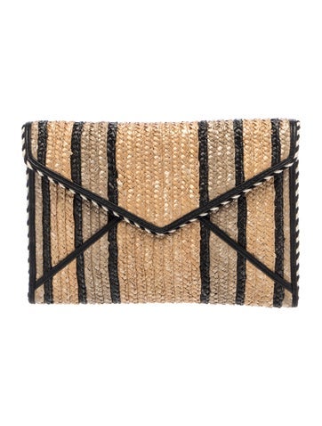 Raffia Clutch