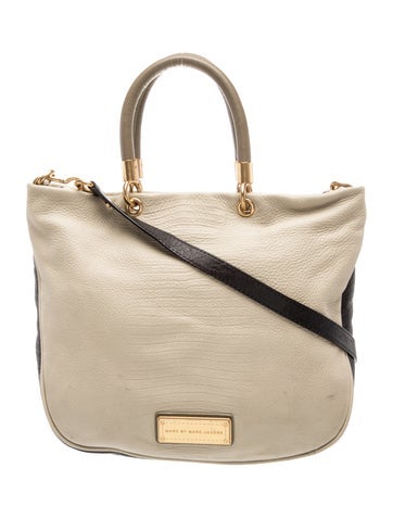 Leather Top Handle Bag