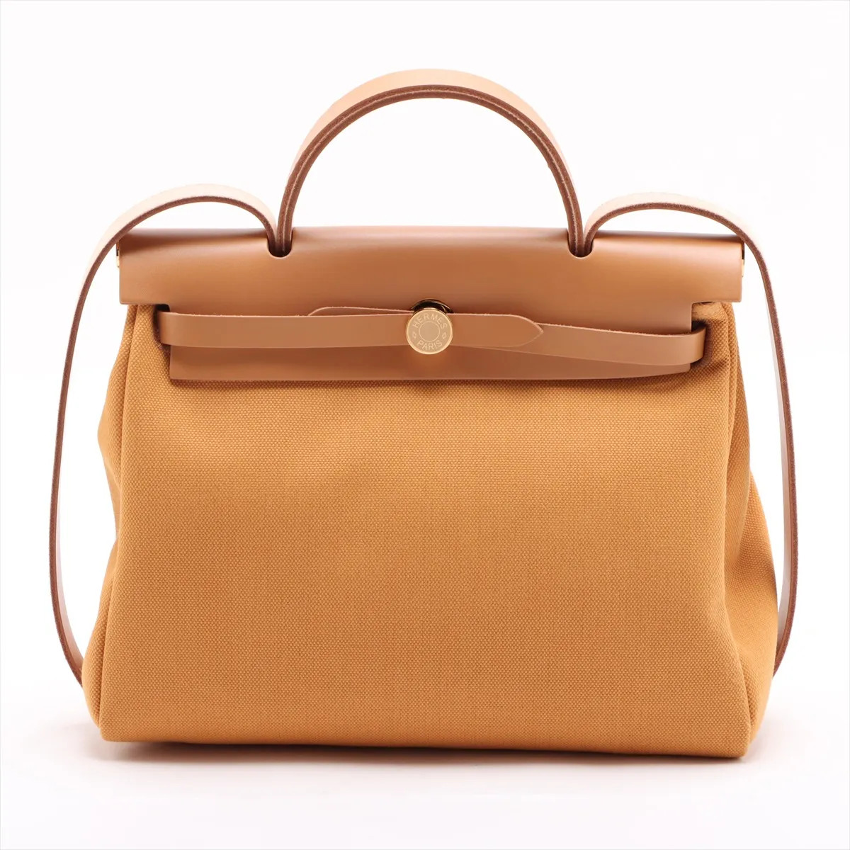 Hermès Herbag Zip PM Twal Military x Vash Hunter Yellow x beige Gold Metal Fitti